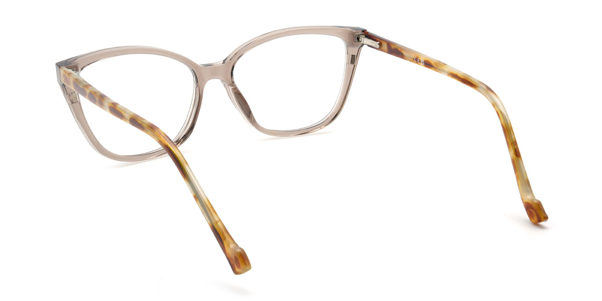 Szürke Evelyne Szemüveg - Rectangle Clip-On Sunglasses