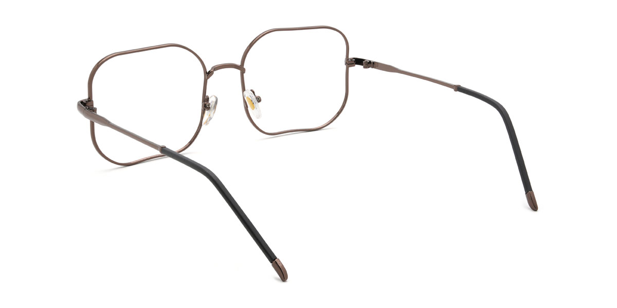 Brown Madigan Glasses - Square Glasses