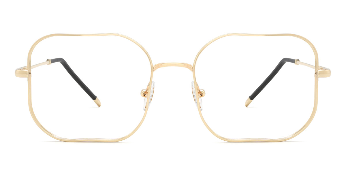 Gold Madigan - Square Glasses