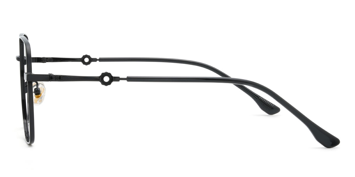 Negro Jenae Gafas - Square Glasses