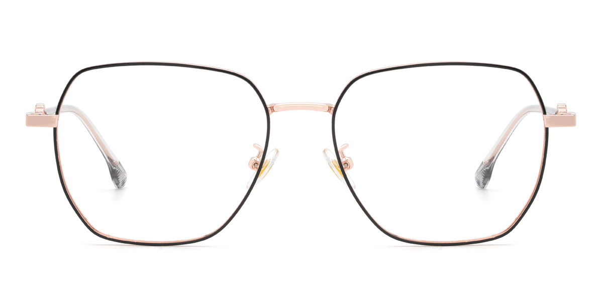 Rózsa arany fekete Jenae Szemüveg - Square Glasses