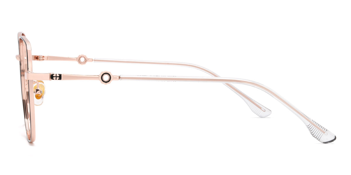 Rózsa arany fekete Jenae Szemüveg - Square Glasses