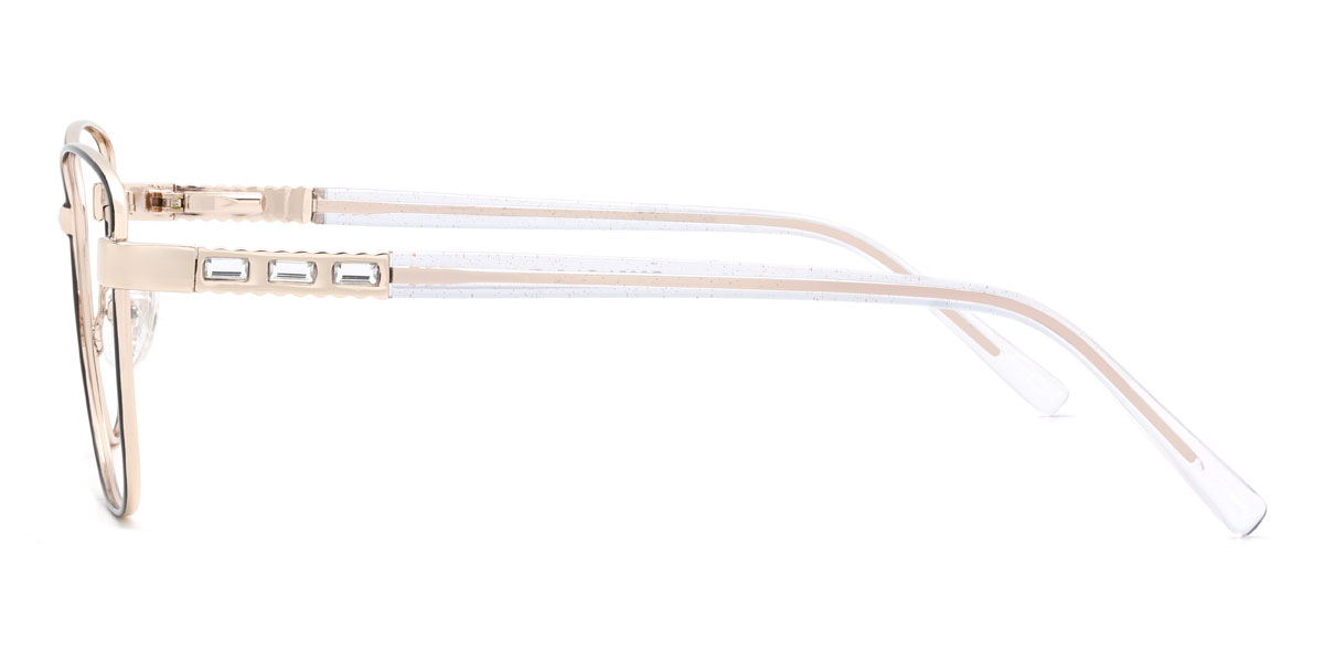 Negro Lavina Gafas - Rectangle Glasses