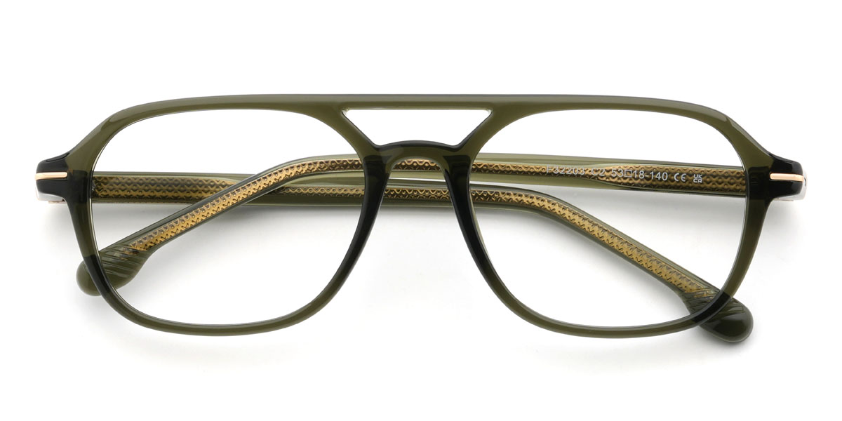 Verde oliva Neysa Gafas - Aviator Glasses