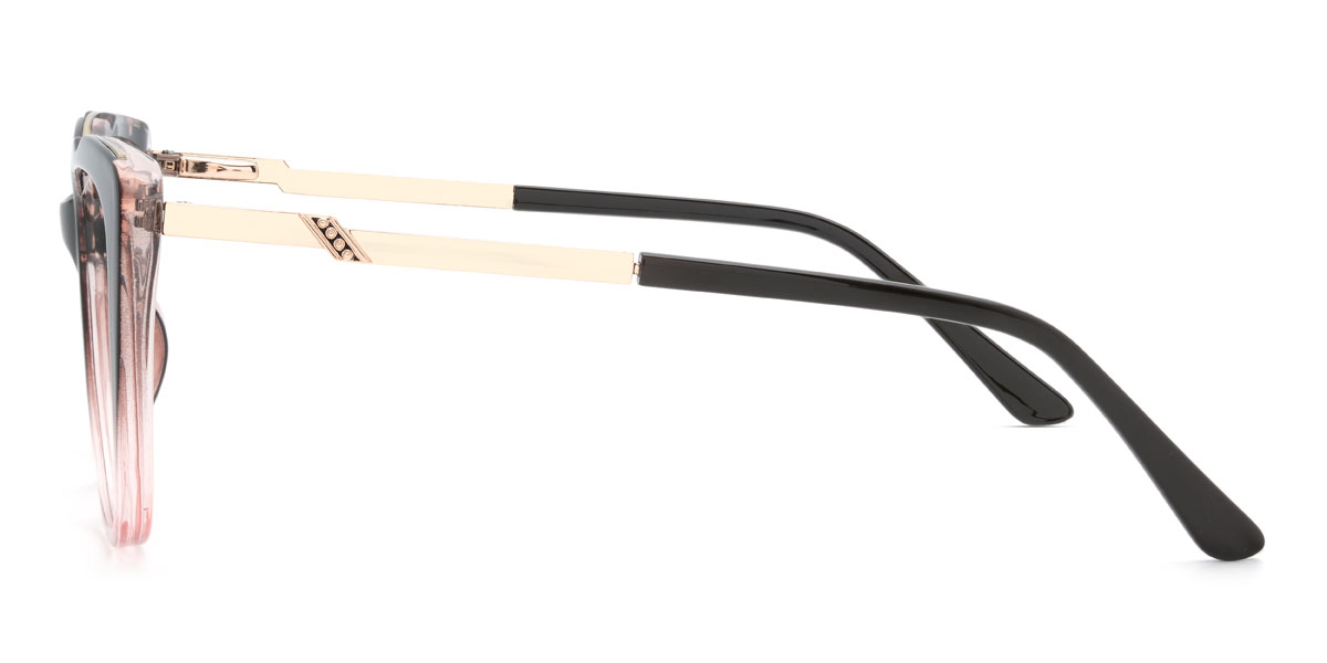 Preto Rosa Pietra Óculos - Cat Eye Glasses