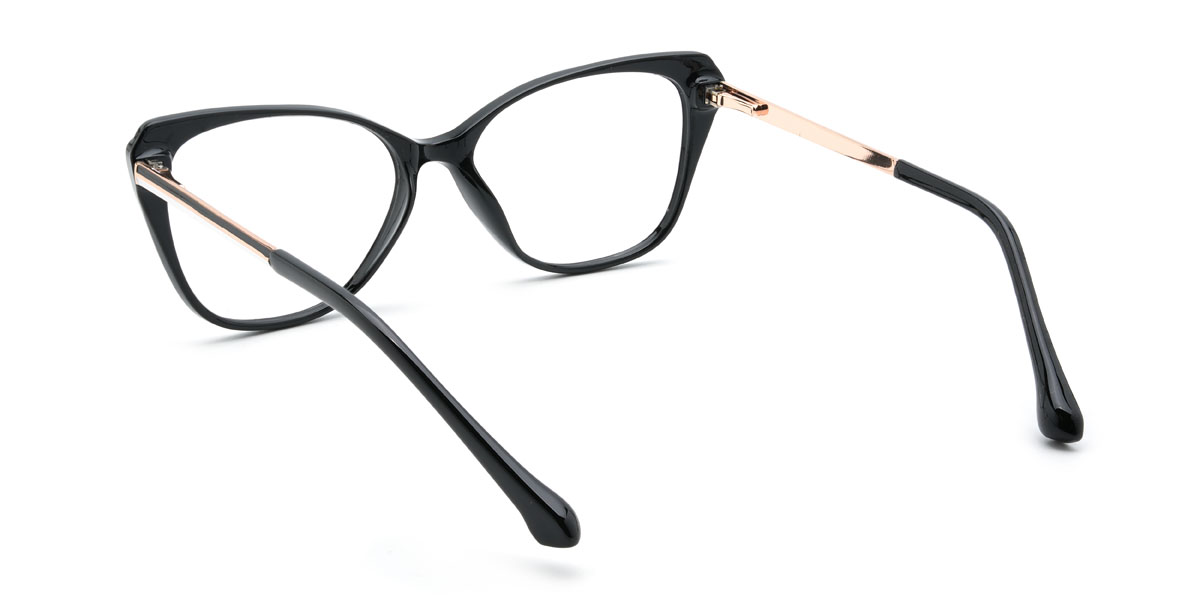 Negro Samreen Gafas - Cat Eye Glasses