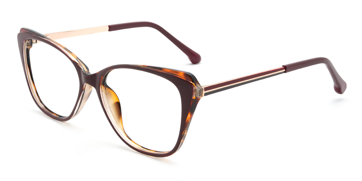 Bor teknősbéka Samreen Szemüveg - Cat Eye Glasses