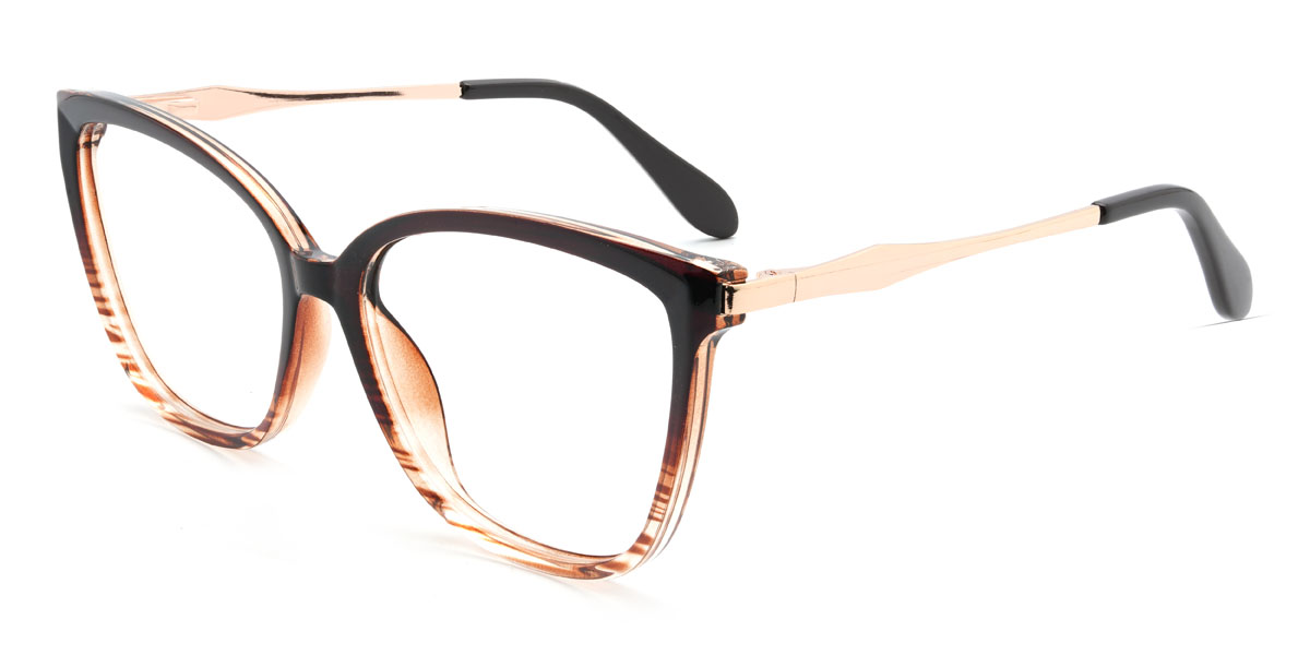 Brown Woodgrain Triana Glasses - Cat Eye Glasses