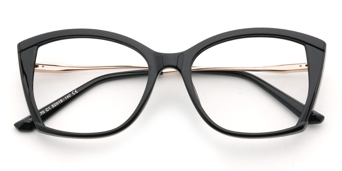 Fekete Yanira Szemüveg - Rectangle Glasses