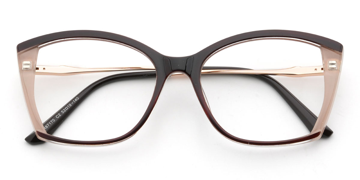 Barna Yanira Szemüveg - Rectangle Glasses