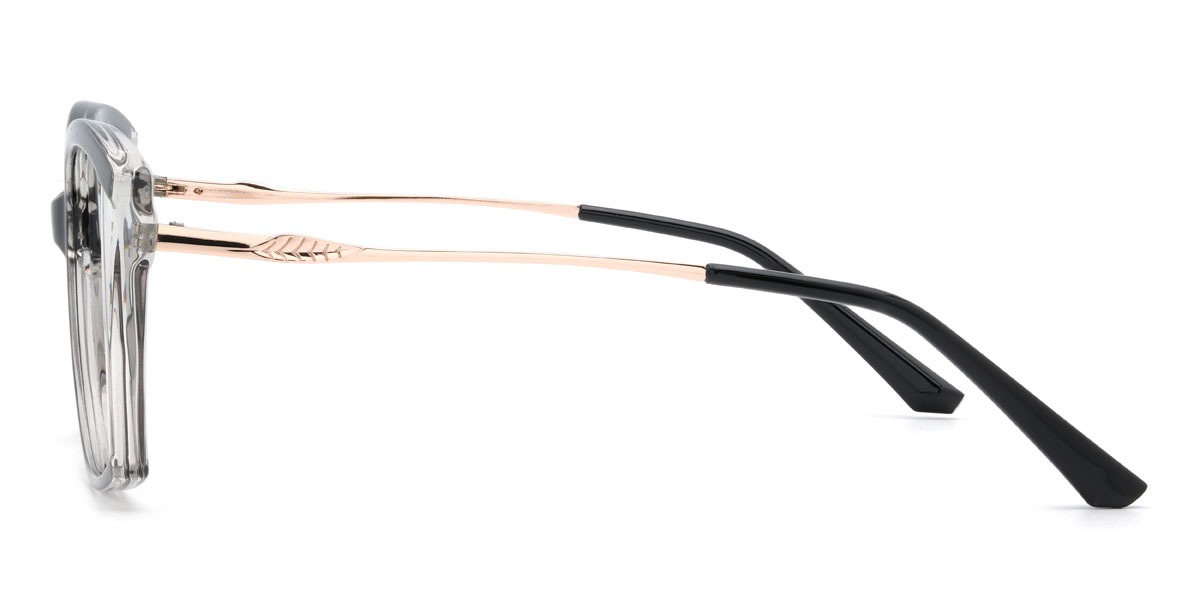 Negro Claro Yanira Gafas - Rectangle Glasses