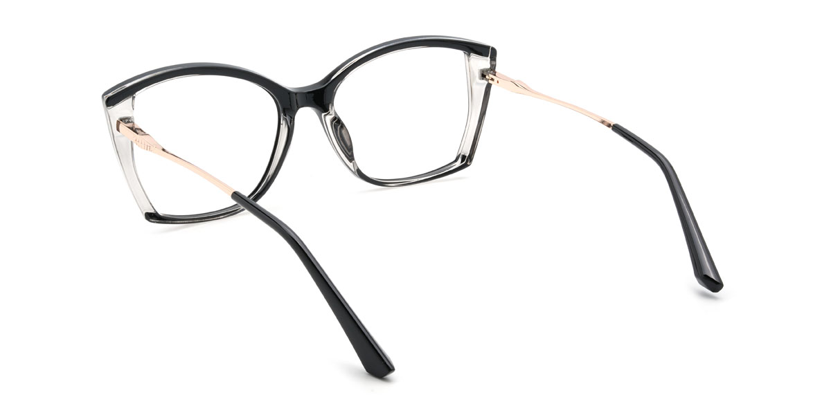 Negro Claro Yanira Gafas - Rectangle Glasses