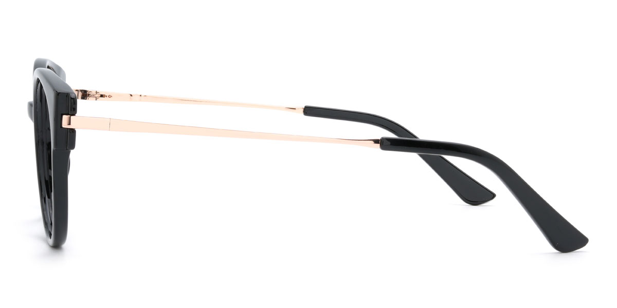 Black Zahava Glasses - Oval Glasses