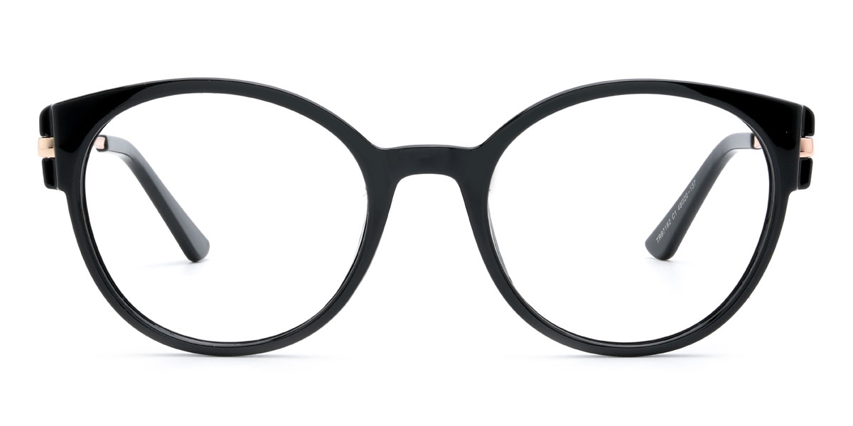Black Zahava - Oval Glasses