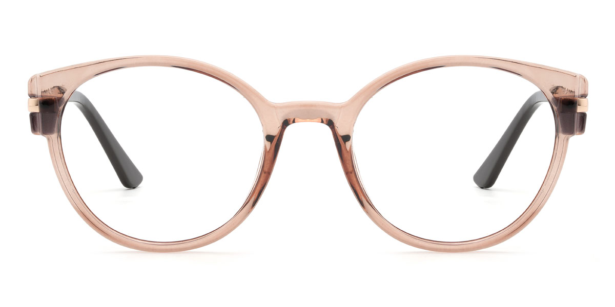 Coral Orange Zahava - Oval Glasses