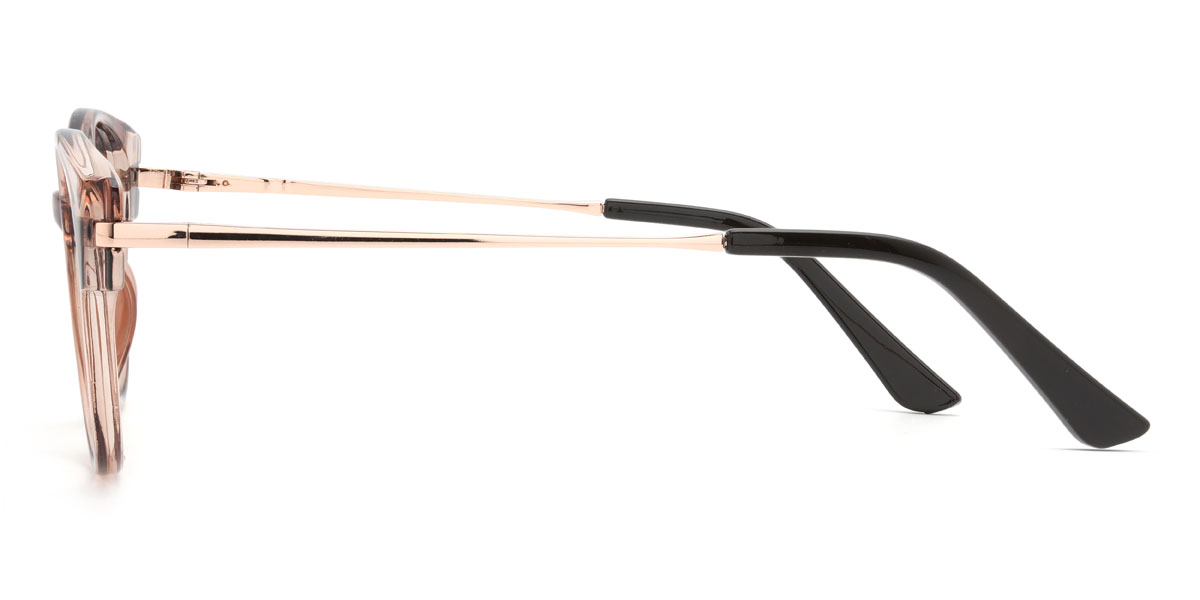 Coral Orange Zahava Glasses - Oval Glasses