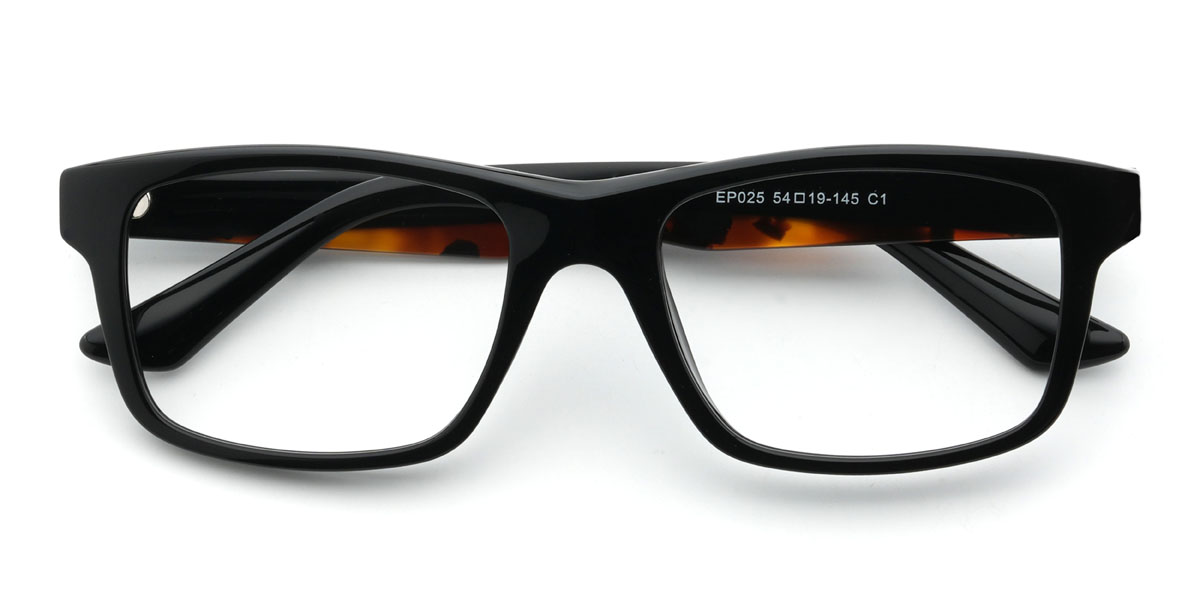 Negro Inessa Gafas - Rectangle Glasses