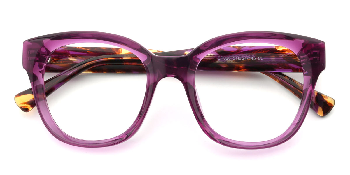 Lila Franny Szemüveg - Oval Glasses