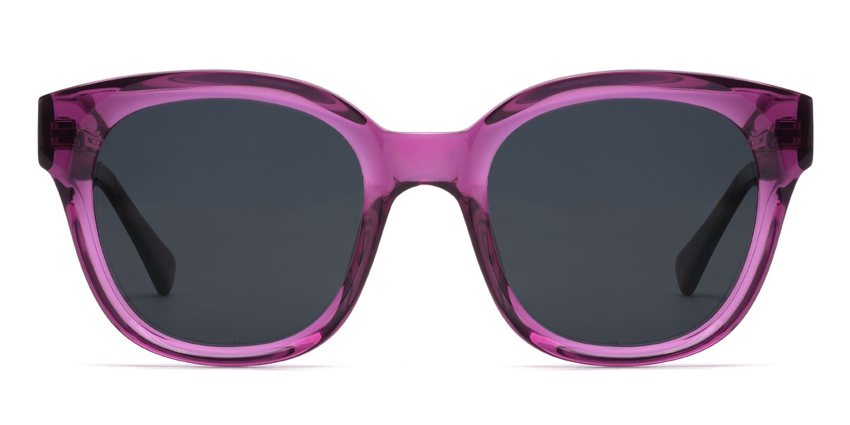 Lila szürke Hasna Szemüveg - Oval Sunglasses