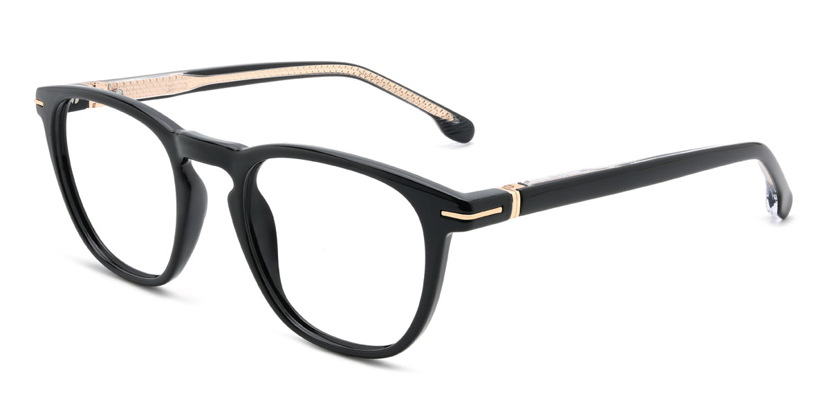 Negro Gertrude Gafas - Oval Glasses