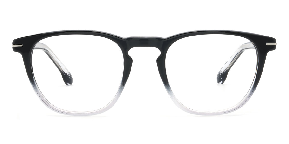 Fekete átlátszó Gertrude Szemüveg - Oval Glasses