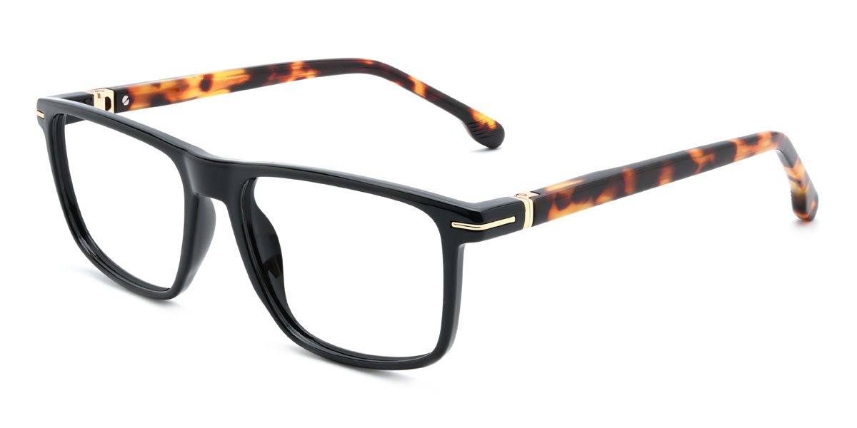 Fekete teknősbéka Pressley Szemüveg - Rectangle Glasses