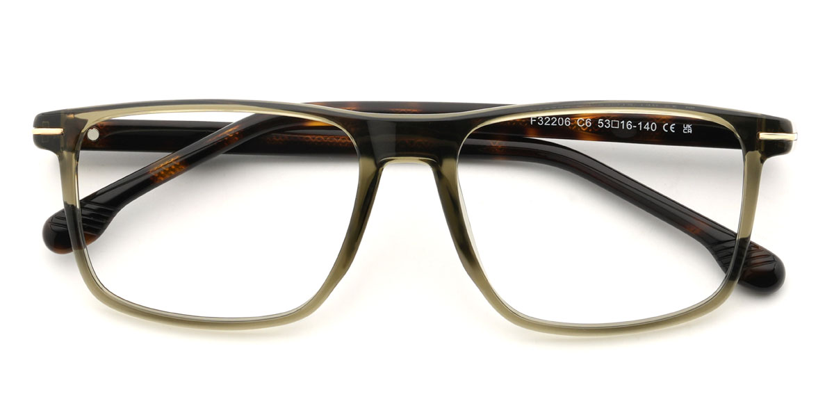 Olíva zöld Pressley Szemüveg - Rectangle Glasses