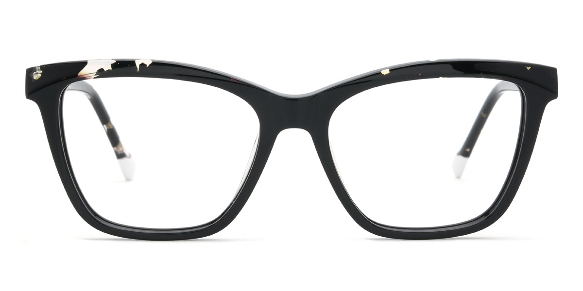 Black Marble Kassim - Cat Eye Glasses