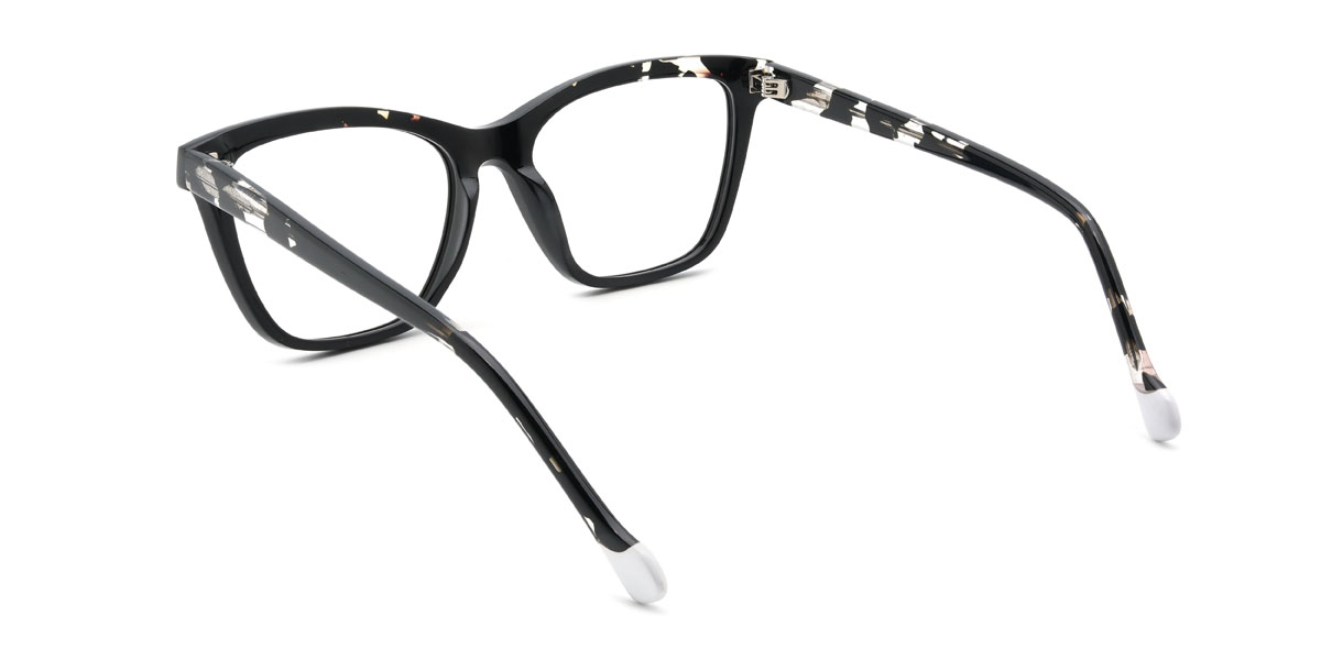 Black Marble Kassim Glasses - Cat Eye Glasses