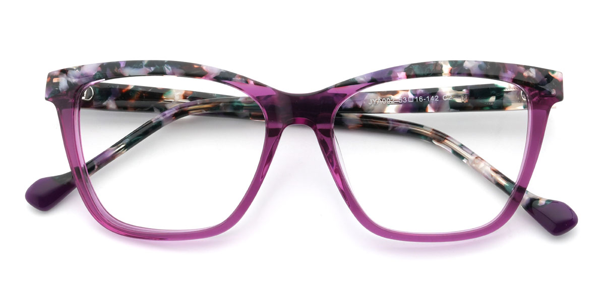 Lila teknősbéka Kassim Szemüveg - Cat Eye Glasses