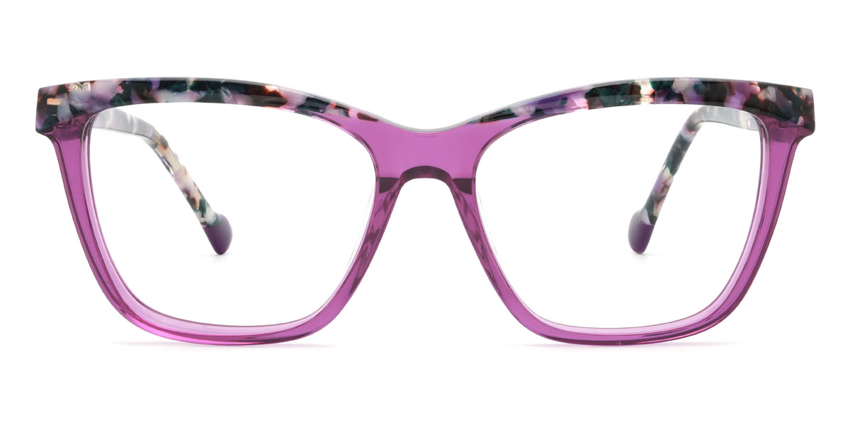 Lila teknősbéka Kassim Szemüveg - Cat Eye Glasses