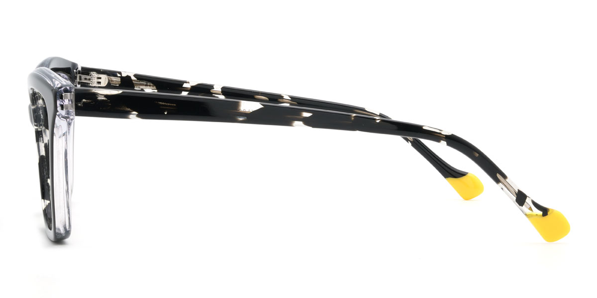 Black Marble Gotti Glasses - Cat Eye Glasses