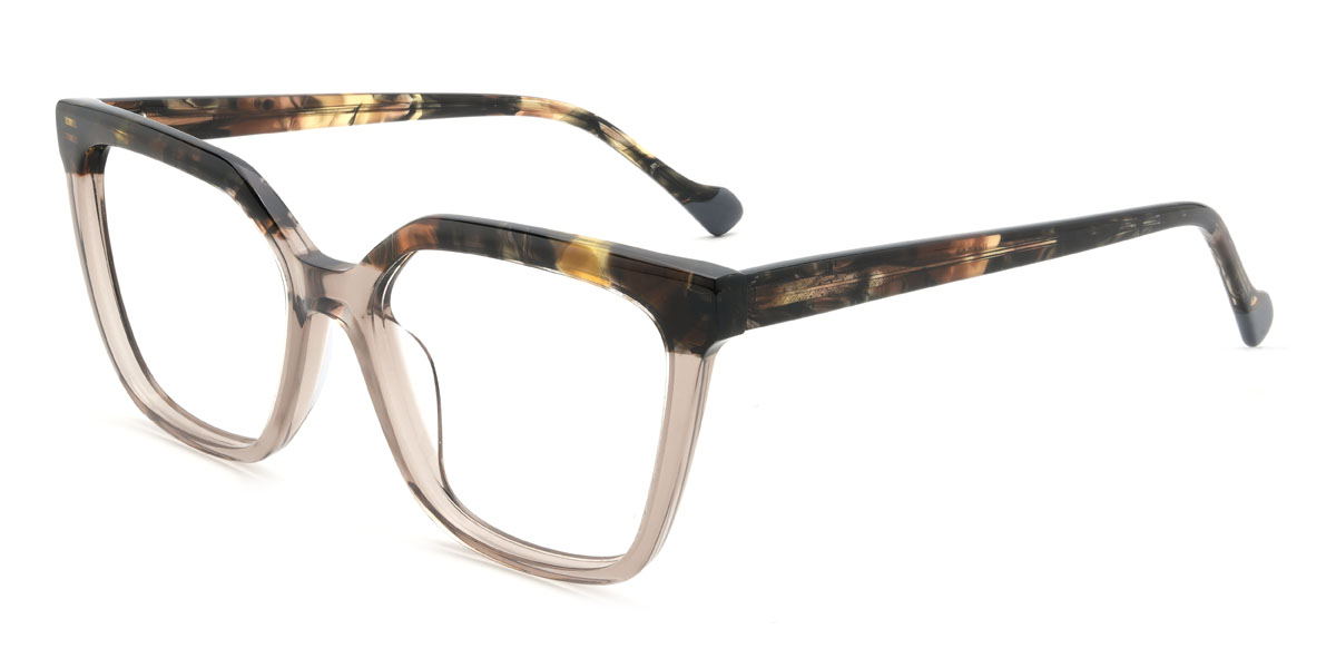 Szürke teknősbéka Lizandro Szemüveg - Rectangle Glasses