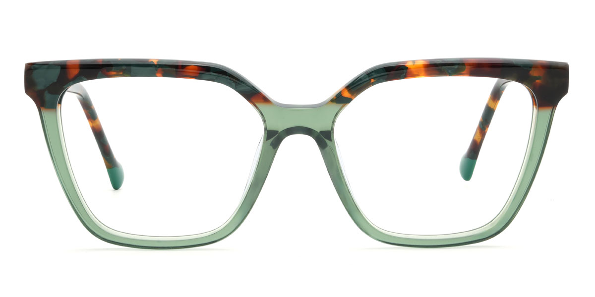 Zöld teknőspáncél Lizandro Szemüveg - Rectangle Glasses