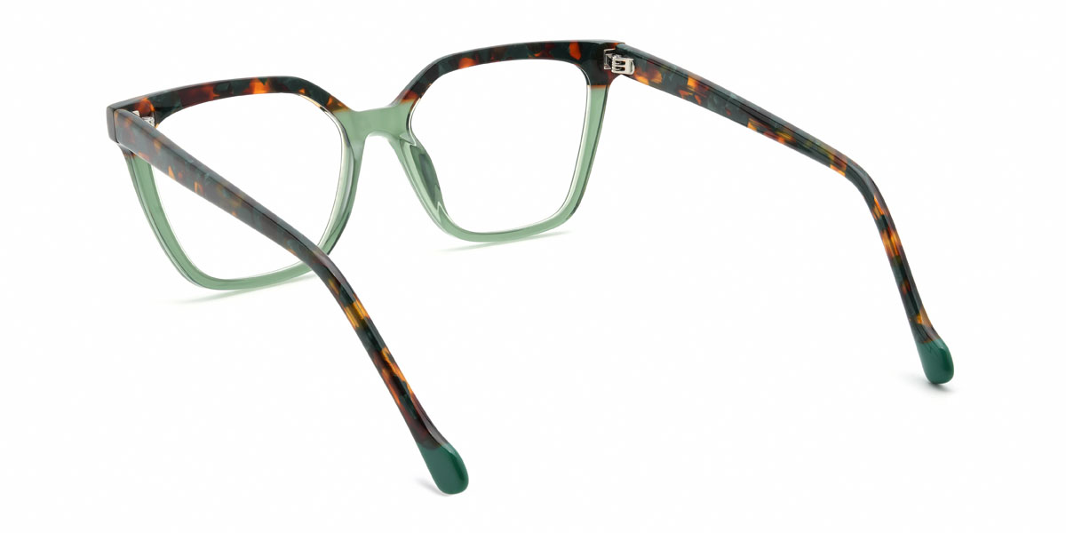 Zöld teknőspáncél Lizandro Szemüveg - Rectangle Glasses