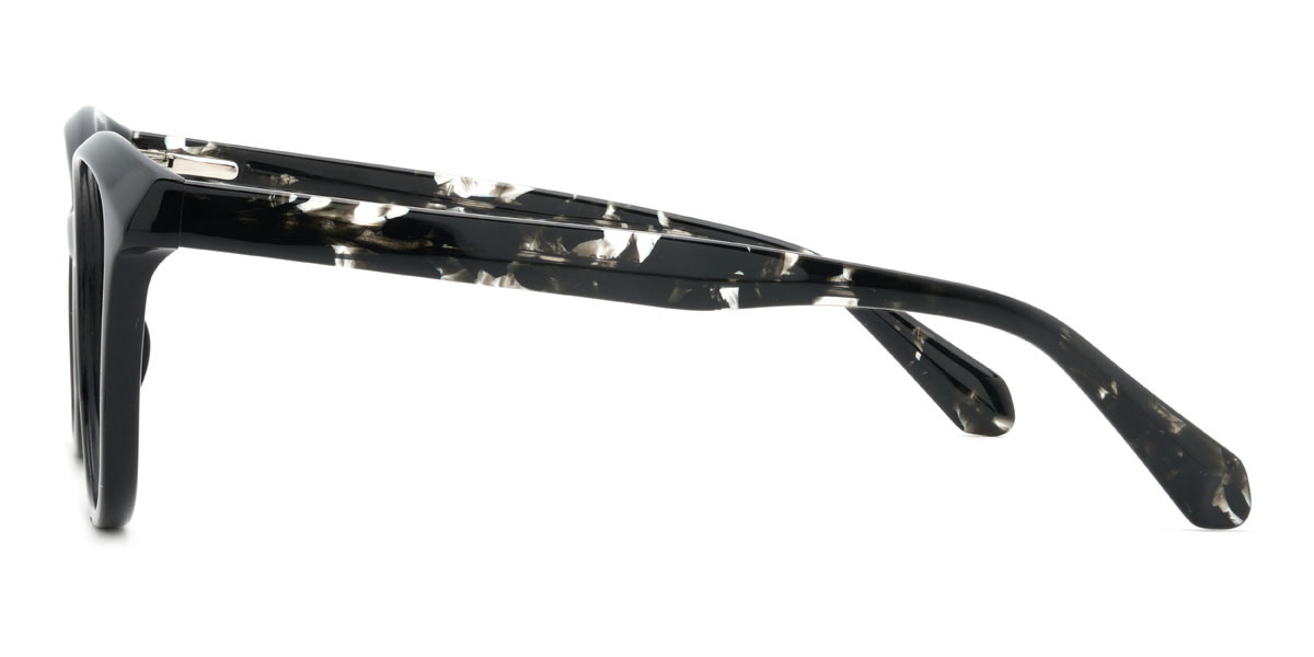 Black Versai Glasses - Oval Glasses