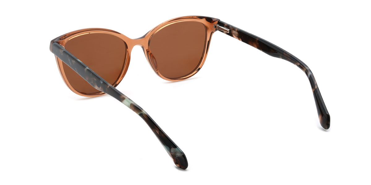 Narancs barna Ulisses Szemüveg - Oval Sunglasses