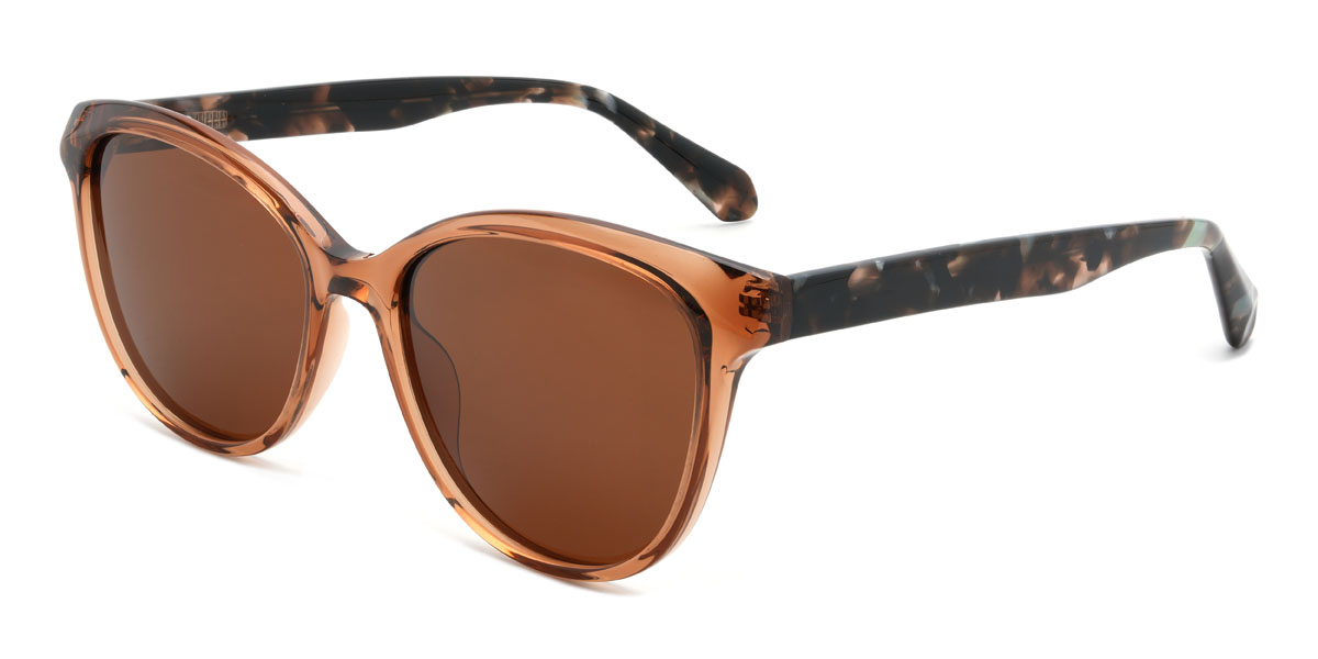 Narancs barna Ulisses Szemüveg - Oval Sunglasses