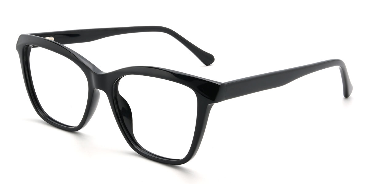 Black Edgardo Glasses - Rectangle Glasses