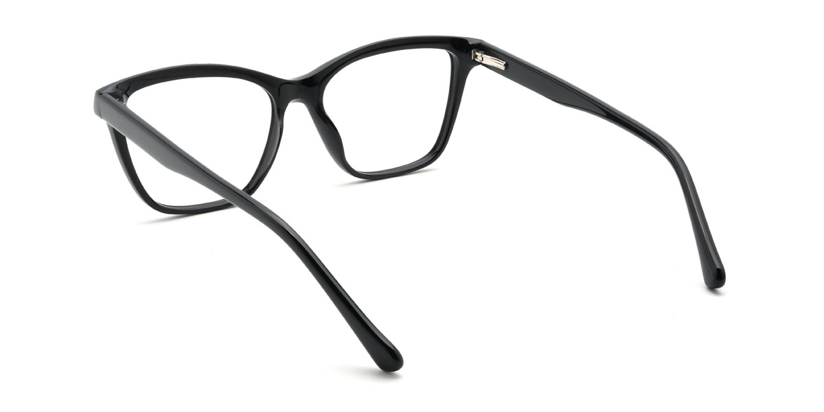 Black Edgardo Glasses - Rectangle Glasses