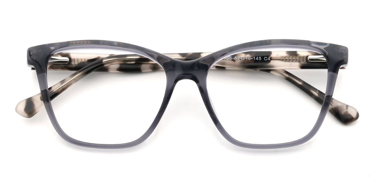 Kék szürke Edgardo Szemüveg - Rectangle Glasses