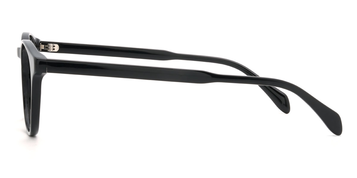 Black Adriaan Glasses - Oval Glasses