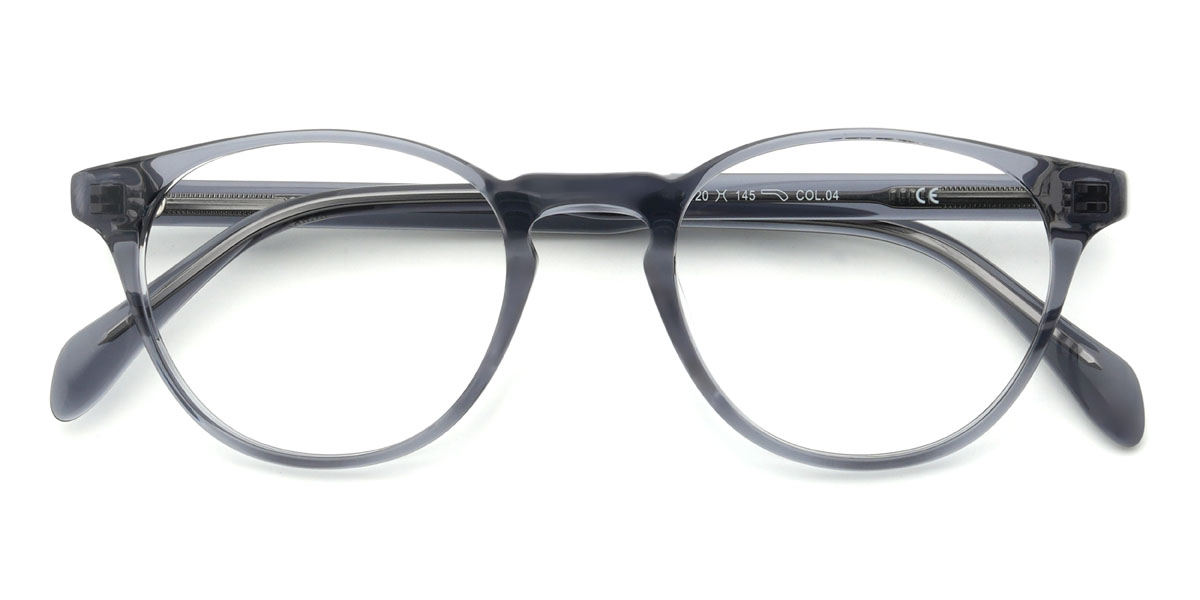 Szürke Adriaan Szemüveg - Oval Glasses