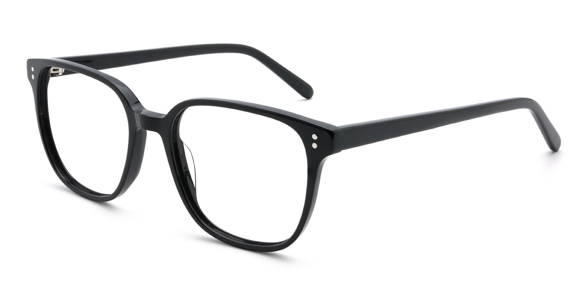 Black Chason Glasses - Rectangle Glasses