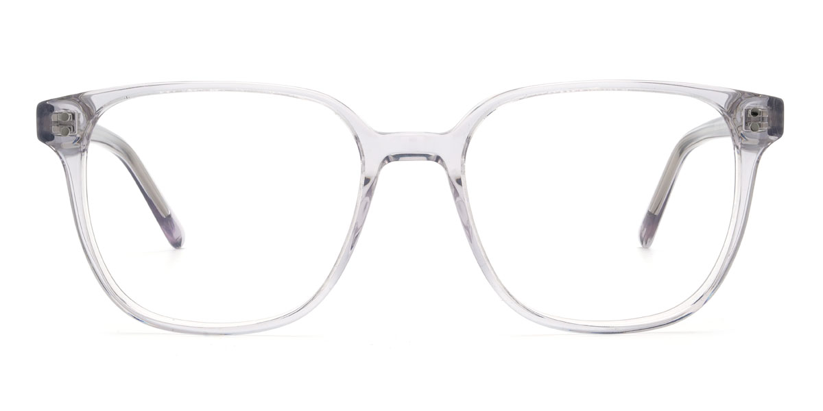 Átlátszó szürke Chason Szemüveg - Rectangle Glasses