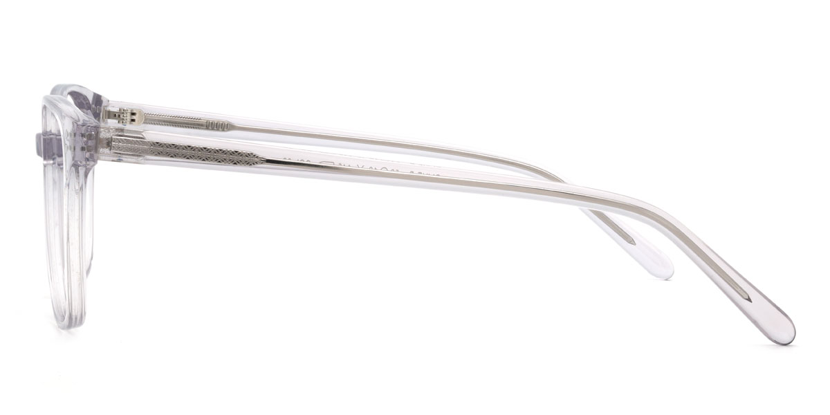 Átlátszó szürke Chason Szemüveg - Rectangle Glasses