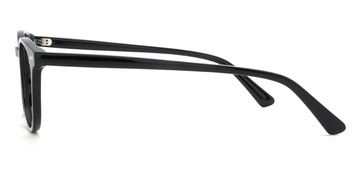 Black Shihab Glasses - Oval Glasses