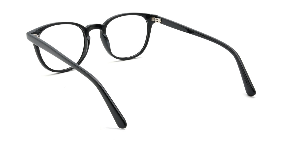 Black Shihab Glasses - Oval Glasses