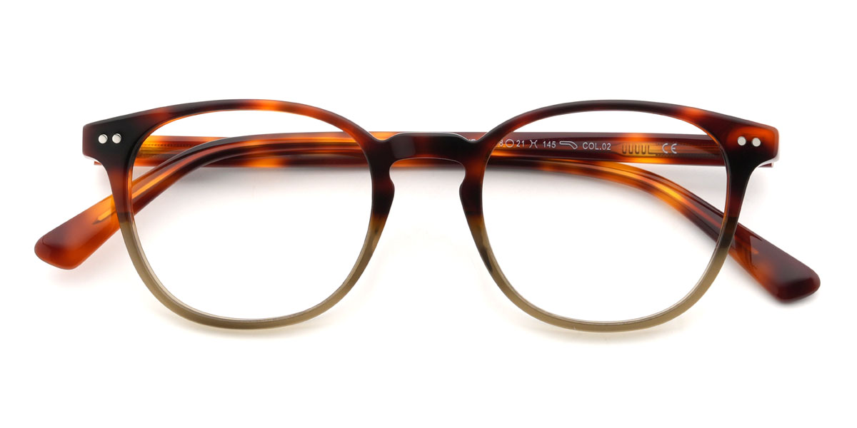 Zöld teknőspáncél Shihab Szemüveg - Oval Glasses