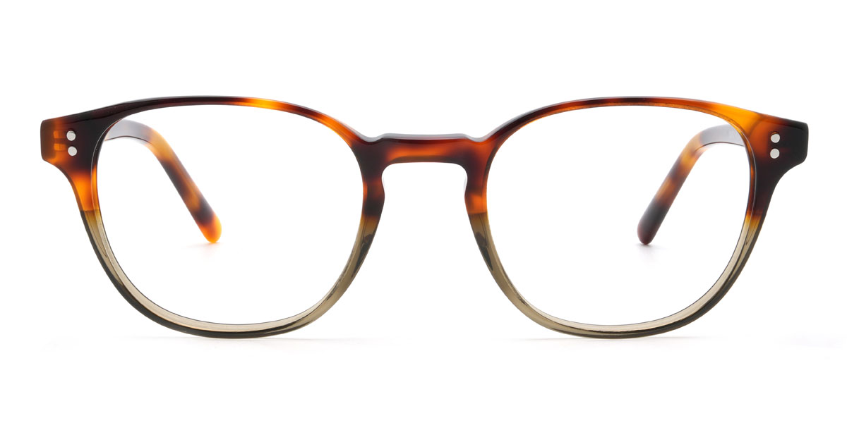 Zöld teknőspáncél Bohannon Szemüveg - Oval Glasses